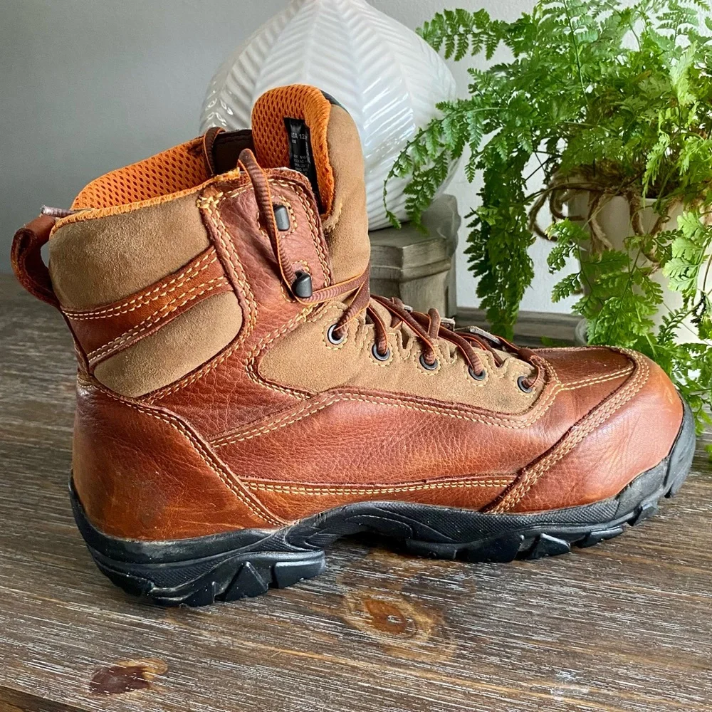 HYTEST Mens Waterproof Leather Composite Toe Poron XRD Met-Guard 6”‎ Boots 12W